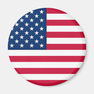 USA Flag - United States of America - Patriotic Magnet