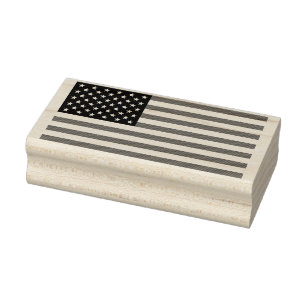 USA Flag - United States of America - Patriotic Rubber Stamp