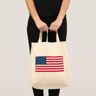 USA Flag - United States of America - Patriotic - Tote Bag
