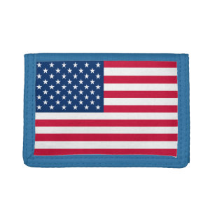 USA Flag - United States of America - Patriotic Trifold Wallet