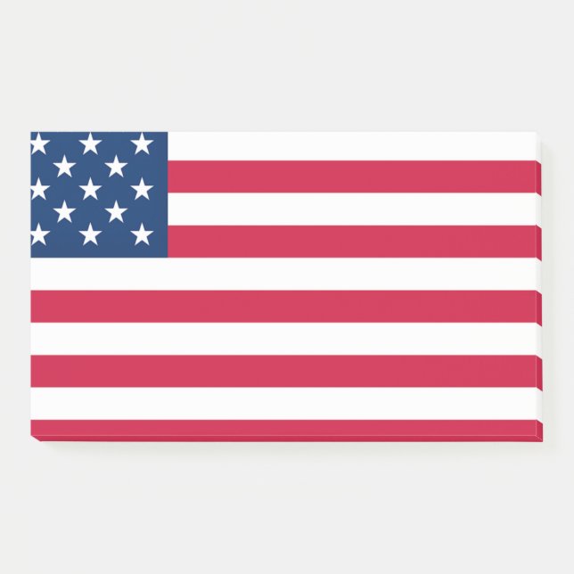 USA Flag United States of America Post-it Notes (Front)