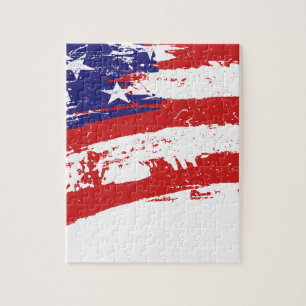 USA flag US/America Jigsaw Puzzle