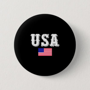 Usa Flag-Usa-Flag-America-American-American Flag 6 Cm Round Badge