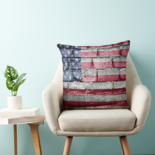USA flag wall Cushion