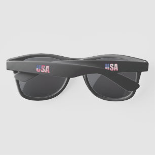 USA Flag Wayfarer Sunglasses - Stars and Stripes 