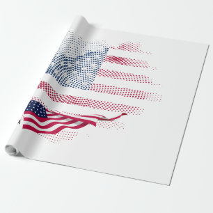USA flag Wrapping Paper