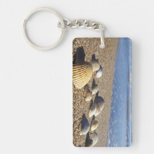 USA, Florida, Coastal Sea Shells Key Ring
