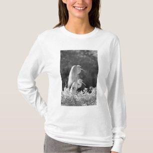 USA, Florida, Great Egret (Ardea alba) infrared T-Shirt
