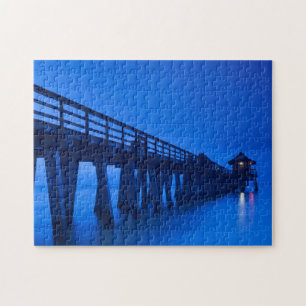 USA, Florida, Gulf Coast, Naples, Naples Pier Jigsaw Puzzle