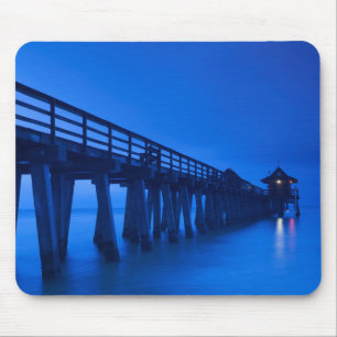 USA, Florida, Gulf Coast, Naples, Naples Pier Mouse Pad