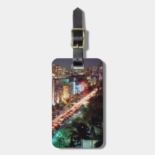 USA, Florida, Miami Beach, Ocean Drive, Art Deco 2 Luggage Tag