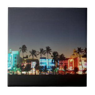 USA, Florida, Miami Beach, Ocean Drive, Art Deco Ceramic Tile