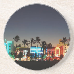 USA, Florida, Miami Beach, Ocean Drive, Art Deco Coaster