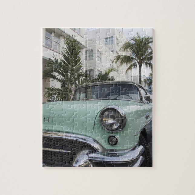 USA, Florida, Miami Beach: South Beach, 1956 3 Jigsaw Puzzle (Vertical)