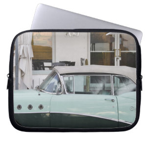 USA, Florida, Miami Beach: South Beach, 1956 Laptop Sleeve