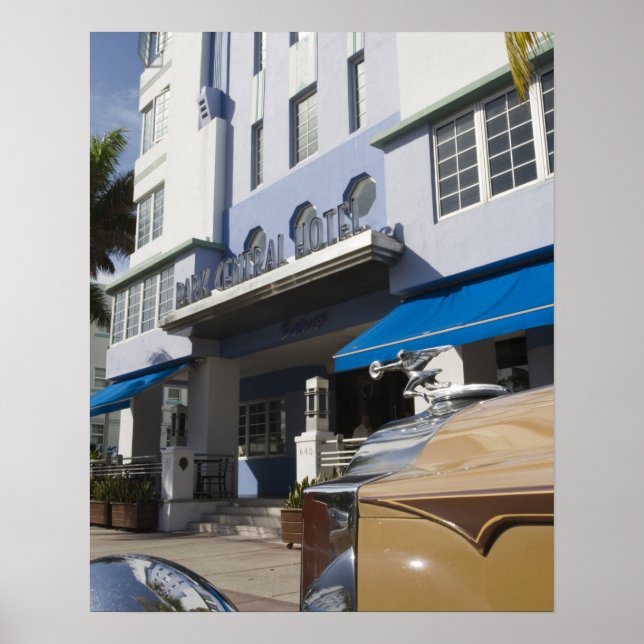 USA, Florida, Miami Beach: South Beach, Art Deco Poster (Front)