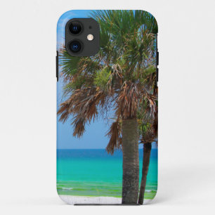 USA, Florida. Palm Trees On Emerald Coast iPhone 11 Case