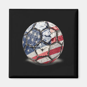 Usa Footbyll Soccer  Magnet