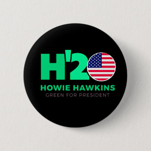 USA for Howie Hawkins 2020 6 Cm Round Badge