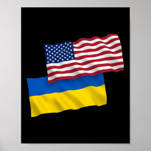 Usa For Ukraine - Ukraine Strong Clothing Poster
