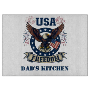 USA Freedom American Eagle Cutting Board