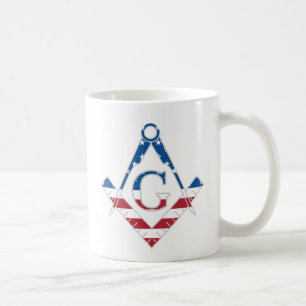 USA Freemasonic symbol Coffee Mug