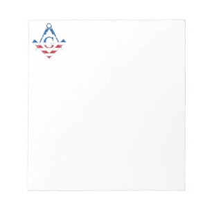 USA Freemasonic symbol Notepad