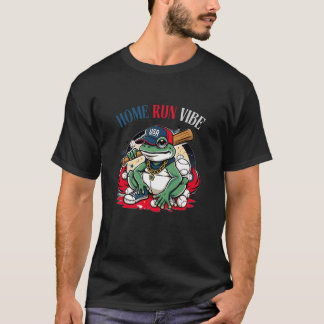 USA Frog Graphic T-Shirt – Baseball Street Style 