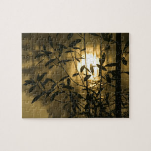 USA, Georgia, Callaway Gardens, Sunrise Jigsaw Puzzle