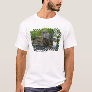 USA, Georgia, Stone Mountain, Watermill in trees T-Shirt