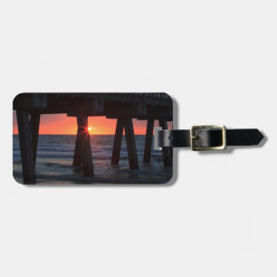 USA, Georgia, Tybee Island, Tybee Pier Luggage Tag