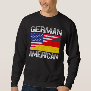 USA Germany Flag German American Von Steuben Day 2 Sweatshirt