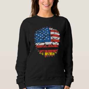 USA Germany Flag German American Von Steuben Day Sweatshirt