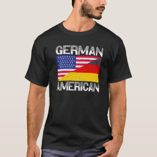USA Germany Flag German American Von Steuben Day T-Shirt