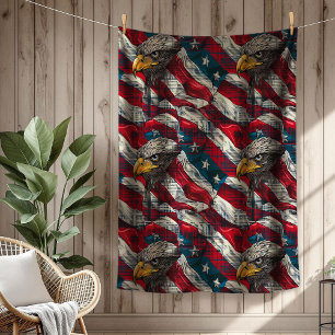USA Glory Blanket Eagle and Flag for July 4th