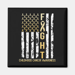 Usa Gold Flag Childhood Cancer Awareness Month Sep Magnet