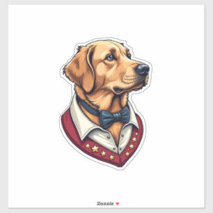 USA Golden Retriever Vintage Patriotic Dog Shirt