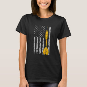 USA Graphic Dart Player Darts Dartboard Triple 20 T-Shirt
