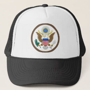 usa great seal trucker hat
