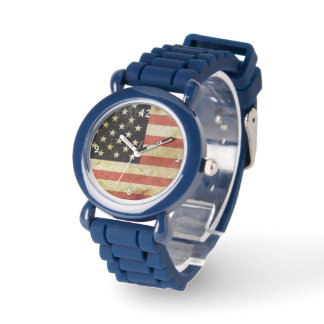 USA Grunge Flag Watch
