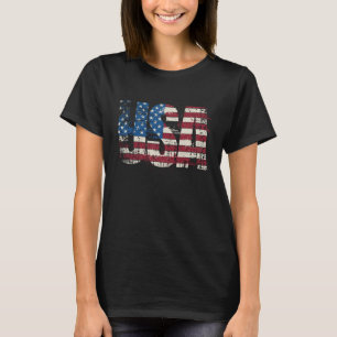 USA grunge text design with flag T-Shirt