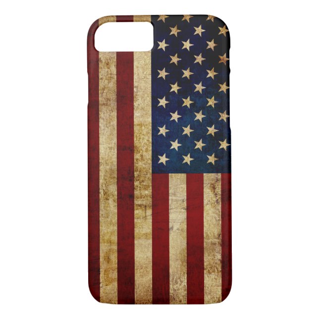 USA / Grunged flag Case-Mate iPhone Case (Back)