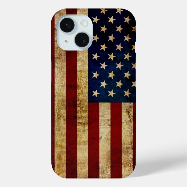USA / Grunged flag Case-Mate iPhone Case (Back)