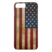 USA / Grunged flag