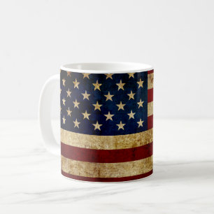 USA / Grunged flag Coffee Mug
