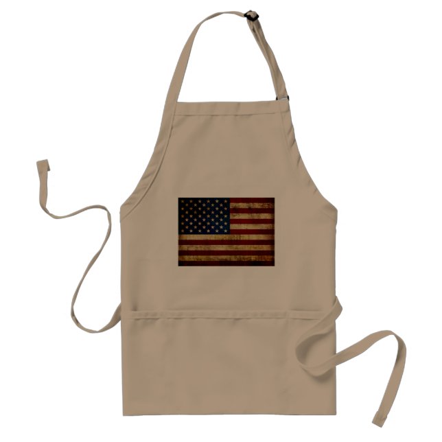 USA / Grunged flag Standard Apron (Front)