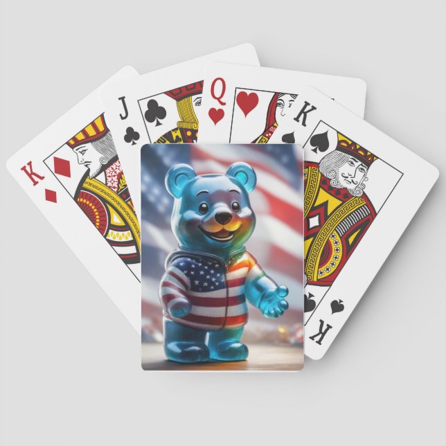 USA Gummy Bear Playing Cards (Back)