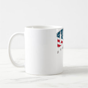 USA Gymnasts Flag Team Support Athlete Gymnastics Coffee Mug