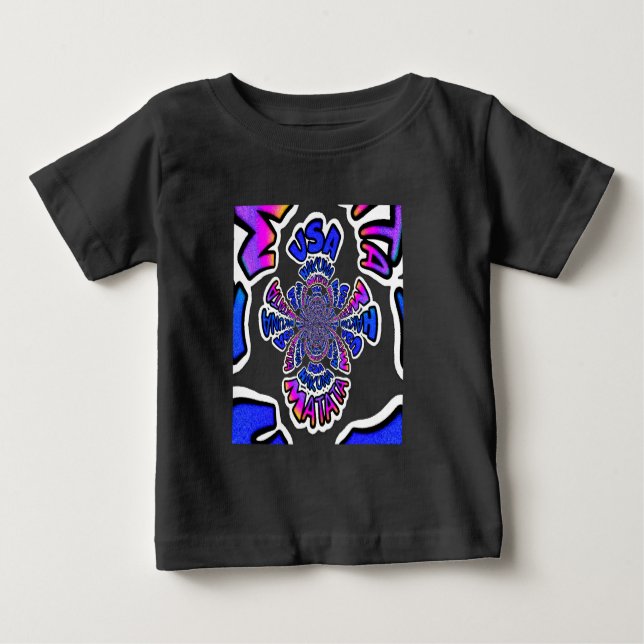 USA Hakuna Matata Blue Gifts.png Baby T-Shirt (Front)