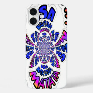 USA Hakuna Matata Blue Gifts.png iPhone 16 Plus Case